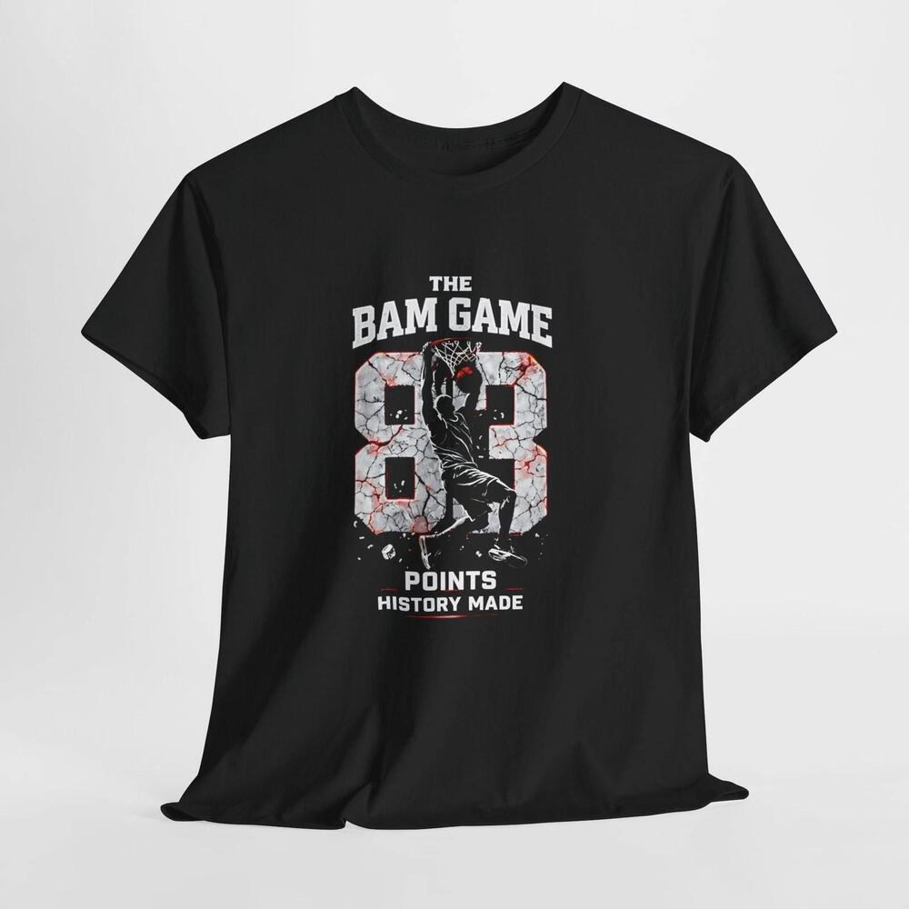 Bam Adebayo Miami Heat The Bam Game 83 Point History Made Shirt